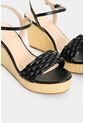 Sandalia Plataforma De Cuero Para Mujer Elia Sandalia Plataforma De Cuero Para Mujer Elia Negro 35 VÉLEZ de Vélez