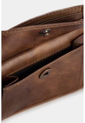 Billetera Salvaje De Cuero Para Hombre Monedero Interno Billetera Salvaje De Cuero Para Hombre Monedero Interno Miel VÉLEZ