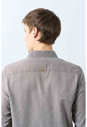 Camisa Oxford Manga Larga Calagua Para Hombre Semifitted Camisa Oxford Manga Larga Calagua Para Hombre Semifitted Tabaco L VÉLEZ