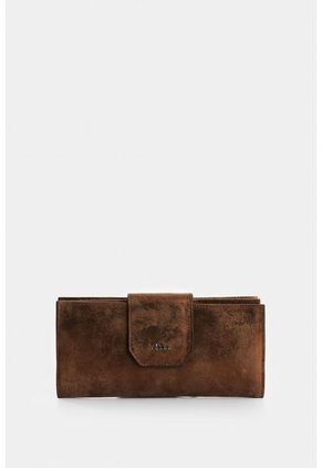 Billetera Porta Chequera De Cuero Folia Para Mujer Jade Billetera Porta Chequera De Cuero Folia Para Mujer Jade Bronce VÉLEZ