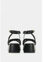 Sandalia Plataforma En Cuero Para Mujer Orquidea Sandalia Plataforma En Cuero Para Mujer Orquidea Negro 41 VÉLEZ de Vélez