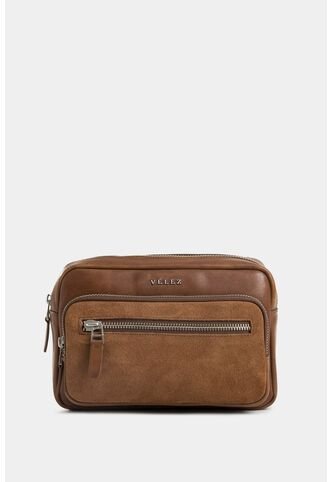 Manos Libres Bright De Cuero Para Hombre Detalle Gamuzado Manos Libres Bright De Cuero Para Hombre Detalle Gamuzado Miel VÉLEZ Vélez