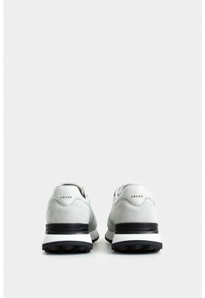 Tenis Azahar De Cuero Gamuza Y Lona Para Hombre Silueta Deportiva Tenis Azahar De Cuero Gamuza Y Lona Para Hombre Silueta Deportiva Blanco 38 VÉLEZ