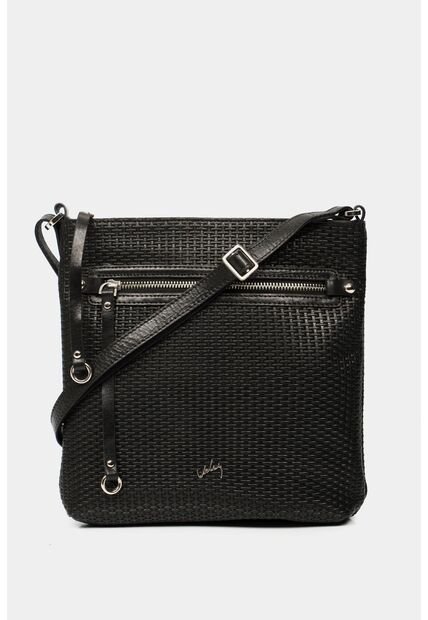 Manos Libres Basic De Cuero Para Mujer Grabado Placa Tejido Manos Libres Basic De Cuero Para Mujer Grabado Placa Tejido Negro VÉLEZ