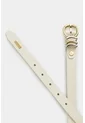 Cinturón Unifaz De Cuero Para Mujer Puntera Hexagonal Cinturón Unifaz De Cuero Para Mujer Puntera Hexagonal Blanco XL VÉLEZ de Vélez