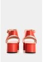Sandalia Plataforma De Cuero Para Mujer Soren Sandalia Plataforma De Cuero Para Mujer Soren Rojo 34 VÉLEZ de Vélez