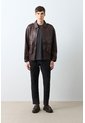 Chaqueta Bomber De Cuero Para Hombre Meridian Chaqueta Bomber De Cuero Para Hombre Meridian Cafe L VÉLEZ de Vélez
