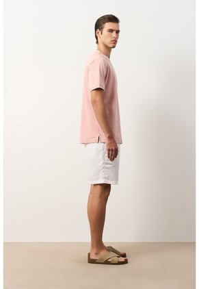 Camiseta En Algodón Para Hombre Luma Camiseta En Algodón Para Hombre Luma Rosado M VÉLEZ