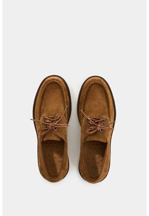 Zapatos De Cordón De Cuero Gamuzado Para Hombre Gael Zapatos De Cordón De Cuero Gamuzado Para Hombre Gael Arena 40 VÉLEZ