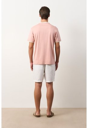 Camiseta En Algodón Para Hombre Luma Camiseta En Algodón Para Hombre Luma Rosado M VÉLEZ