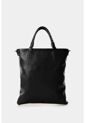 Shopping De Cuero Para Mujer Nómada Shopping De Cuero Para Mujer Nómada Negro VÉLEZ