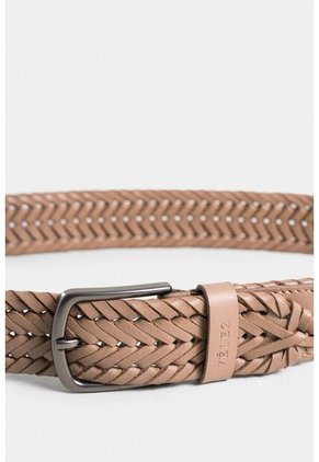 Cinturón Unifaz Petunia De Cuero Para Hombre Tejido Trenzado Cinturón Unifaz Petunia De Cuero Para Hombre Tejido Trenzado Miel 34 VÉLEZ