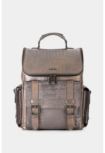 Morral Rioja De Cuero Para Mujer Folia Con Efecto Desgastado Morral Rioja De Cuero Para Mujer Folia Con Efecto Desgastado Gris Pistola Vélez