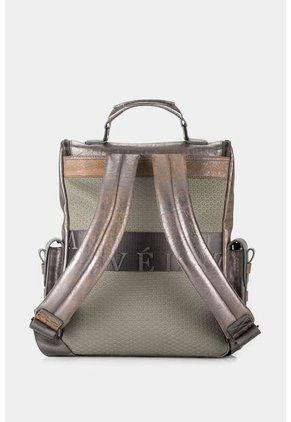 Morral Rioja De Cuero Para Mujer Folia Con Efecto Desgastado Morral Rioja De Cuero Para Mujer Folia Con Efecto Desgastado Gris Pistola Vélez