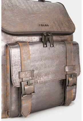 Morral Rioja De Cuero Para Mujer Folia Con Efecto Desgastado Morral Rioja De Cuero Para Mujer Folia Con Efecto Desgastado Gris Pistola Vélez