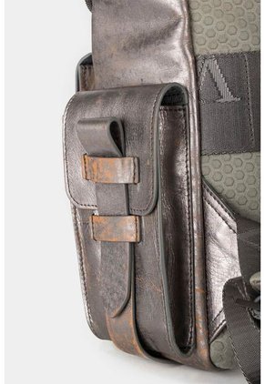 Morral Rioja De Cuero Para Mujer Folia Con Efecto Desgastado Morral Rioja De Cuero Para Mujer Folia Con Efecto Desgastado Gris Pistola Vélez