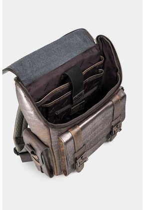 Morral Rioja De Cuero Para Mujer Folia Con Efecto Desgastado Morral Rioja De Cuero Para Mujer Folia Con Efecto Desgastado Gris Pistola Vélez