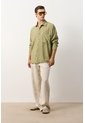 Camisa Loa Manga Larga Para Hombre Camisa Loa Manga Larga Para Hombre Verde Oliva XXL VÉLEZ de Vélez