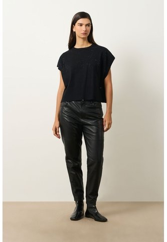 Top Tejido Atacama Para Mujer Oversized Top Tejido Atacama Para Mujer Oversized Negro M VÉLEZ Vélez