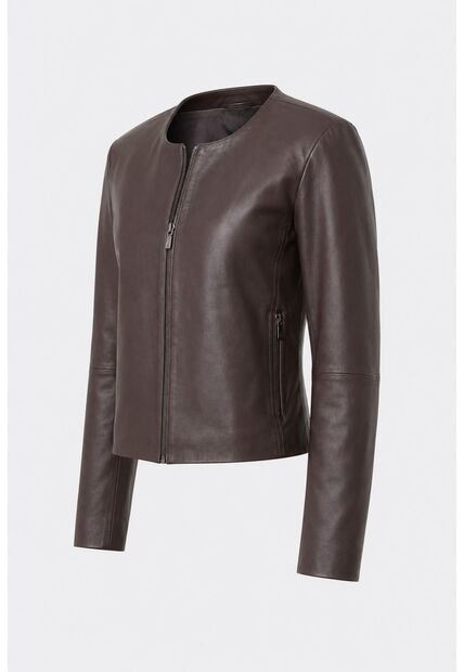 Chaqueta De Cuero Para Mujer Denver Chaqueta De Cuero Para Mujer Denver Cafe L VÉLEZ