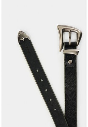 Cinturón Unifaz De Cuero Para Mujer Gael Cinturón Unifaz De Cuero Para Mujer Gael Negro M VÉLEZ