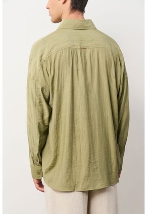 Camisa Loa Manga Larga Para Hombre Camisa Loa Manga Larga Para Hombre Verde Oliva XXL VÉLEZ