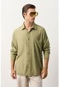 Camisa Loa Manga Larga Para Hombre Camisa Loa Manga Larga Para Hombre Verde Oliva XXL VÉLEZ de Vélez