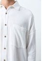 Camisa Kiwa Manga Larga Para Hombre Oversized Camisa Kiwa Manga Larga Para Hombre Oversized Blanco S VÉLEZ de Vélez
