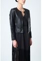 Chaqueta De Cuero Para Mujer Denver Chaqueta De Cuero Para Mujer Denver Negro XL VÉLEZ de Vélez