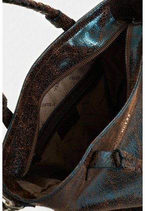 Shopping De Cuero Folia Para Mujer Nómada Shopping De Cuero Folia Para Mujer Nómada Azul Aguamarina VÉLEZ