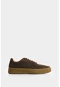 Zapatos De Cordón De Cuero Gamuzado Para Hombre Ocean Zapatos De Cordón De Cuero Gamuzado Para Hombre Ocean Cafe 45 VÉLEZ de Vélez