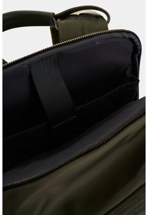 Tula Morral Caval De Lona Y Cuero Para Hombre Confort Tula Morral Caval De Lona Y Cuero Para Hombre Confort Verde Oliva VÉLEZ