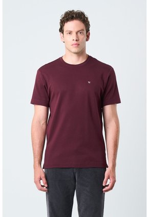 Camiseta Manga Corta Lerici Para Hombre Semi Fitted Camiseta Manga Corta Lerici Para Hombre Semi Fitted Vinotinto S VÉLEZ