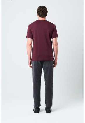Camiseta Manga Corta Lerici Para Hombre Semi Fitted Camiseta Manga Corta Lerici Para Hombre Semi Fitted Vinotinto S VÉLEZ