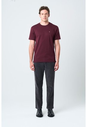 Camiseta Manga Corta Lerici Para Hombre Semi Fitted Camiseta Manga Corta Lerici Para Hombre Semi Fitted Vinotinto S VÉLEZ