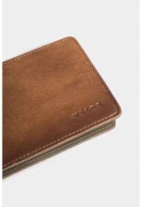 Porta Billetes Helios De Cuero Para Hombre Silueta Minimalista Porta Billetes Helios De Cuero Para Hombre Silueta Minimalista Miel VÉLEZ