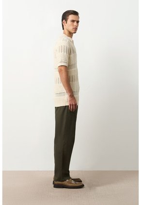 Polo Manga Corta En Tejiido Para Hombre Siloli Polo Manga Corta En Tejiido Para Hombre Siloli Arena XXL VÉLEZ