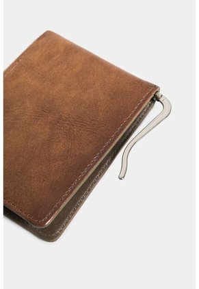 Porta Billetes Helios De Cuero Para Hombre Silueta Minimalista Porta Billetes Helios De Cuero Para Hombre Silueta Minimalista Miel VÉLEZ