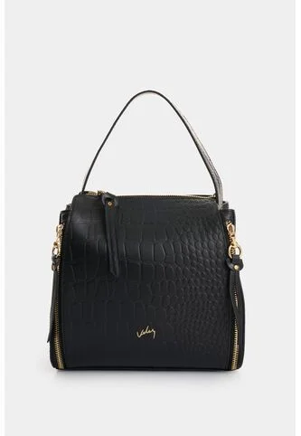 Manos Libres Libertad 2.0 De Cuero Para Mujer Grabado Manos Libres Libertad 2.0 De Cuero Para Mujer Grabado Negro VÉLEZ Vélez