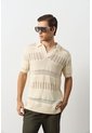 Polo Manga Corta En Tejiido Para Hombre Siloli Polo Manga Corta En Tejiido Para Hombre Siloli Arena XXL VÉLEZ de Vélez