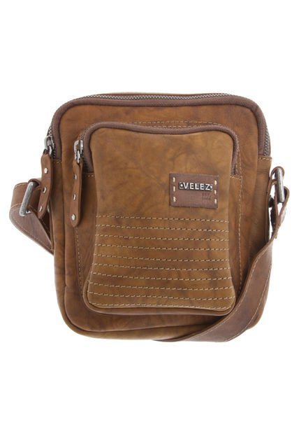 Velez Manos Libres De Cuero Vintage Miel | Bolsos Hombre * MP Techno