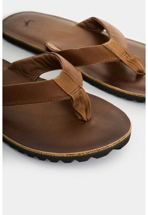 Sandalia Plana De Cuero Grabado Para Hombre Oroa Sandalia Plana De Cuero Grabado Para Hombre Oroa Cafe 42 VÉLEZ