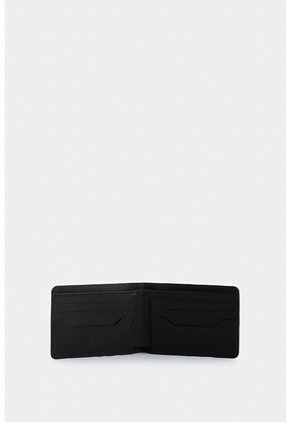 Billetera Alden De Cuero Para Hombre Monogram Billetera Alden De Cuero Para Hombre Monogram Negro VÉLEZ