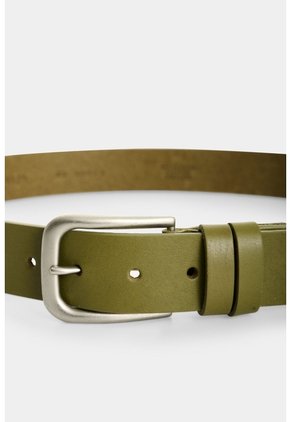 Cinturón Unifaz De Cuero Para Hombre Hazel Cinturón Unifaz De Cuero Para Hombre Hazel Verde Oliva 40 VÉLEZ