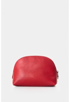 Cosmetiquera De Cuero Para Mujer Nacre Cosmetiquera De Cuero Para Mujer Nacre Rojo VÉLEZ
