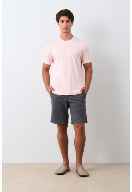 Camiseta Micropima Arizona Para Hombre Semi Ajustada Camiseta Micropima Arizona Para Hombre Semi Ajustada Rosado S VÉLEZ