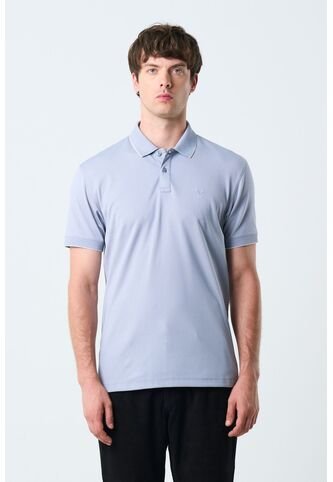 Polo Manga Corta Solan Para Hombre Semi Fitted Polo Manga Corta Solan Para Hombre Semi Fitted Azul XS VÉLEZ Vélez