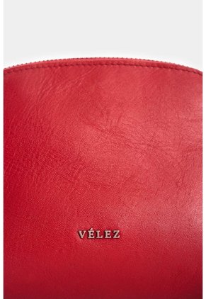 Cosmetiquera De Cuero Para Mujer Nacre Cosmetiquera De Cuero Para Mujer Nacre Rojo VÉLEZ
