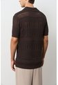 Polo Manga Corta En Tejiido Para Hombre Siloli Polo Manga Corta En Tejiido Para Hombre Siloli Cafe L VÉLEZ de Vélez
