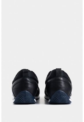 Tenis Engeil 3 De Cuero Para Hombre Detalle Textil Tenis Engeil 3 De Cuero Para Hombre Detalle Textil Negro 41 VÉLEZ